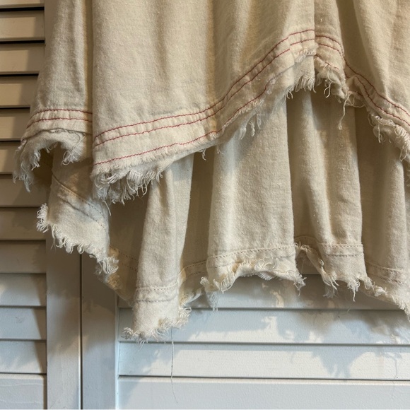 Free People cropped blouse top embroidered XS - Picture 6 of 6